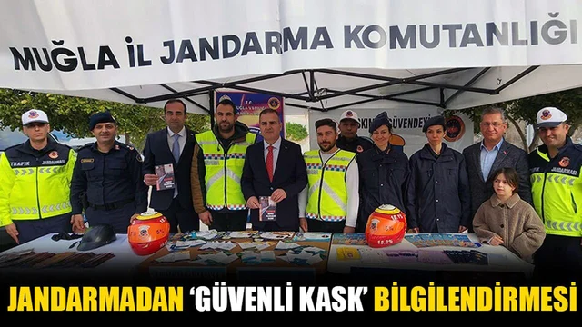 Jandarmadan ‘Güvenli Kask’ Bilgilendirmesi