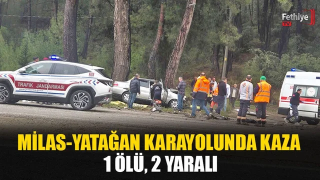 Milas-Yatağan Karayolunda Kaza: 1 Ölü, 2 Yaralı