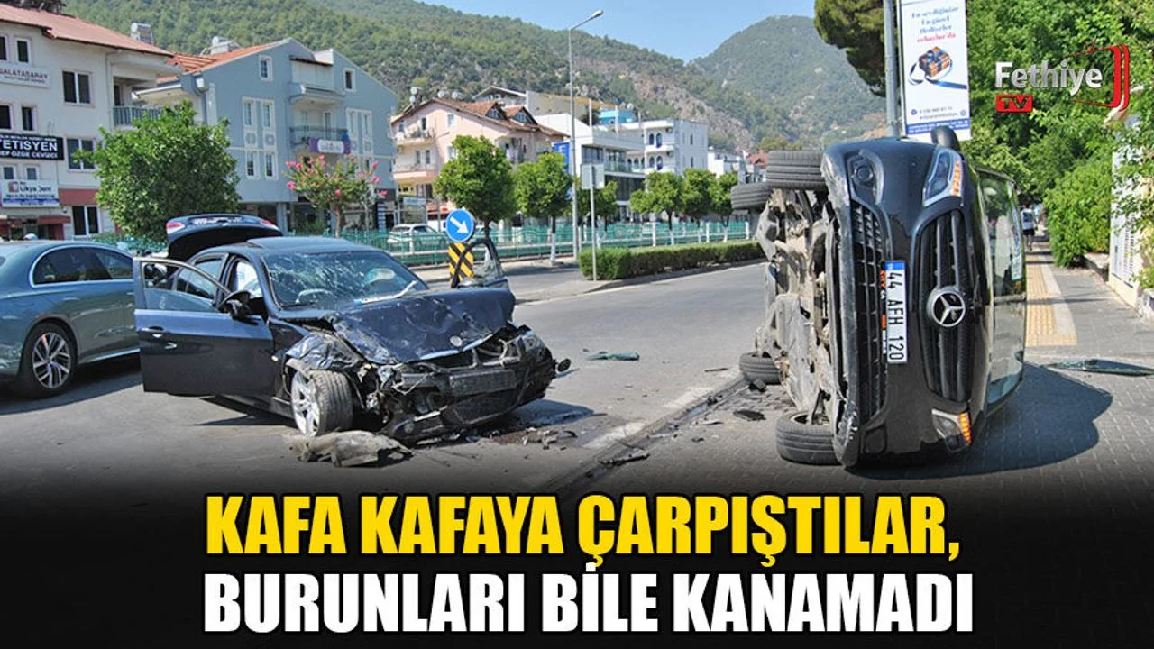 Kafa Kafaya Çarpıştılar, Burunları Bile Kanamadı