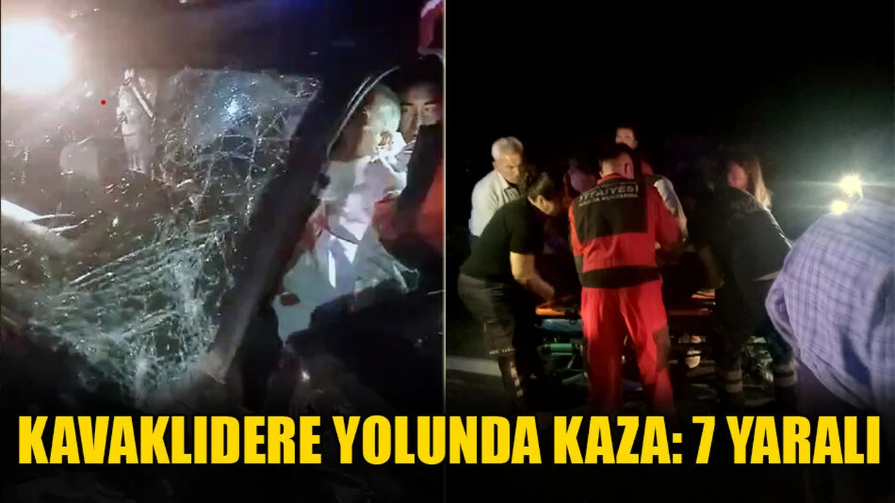 Kavaklıdere Yolunda Kaza: 7 Yaralı