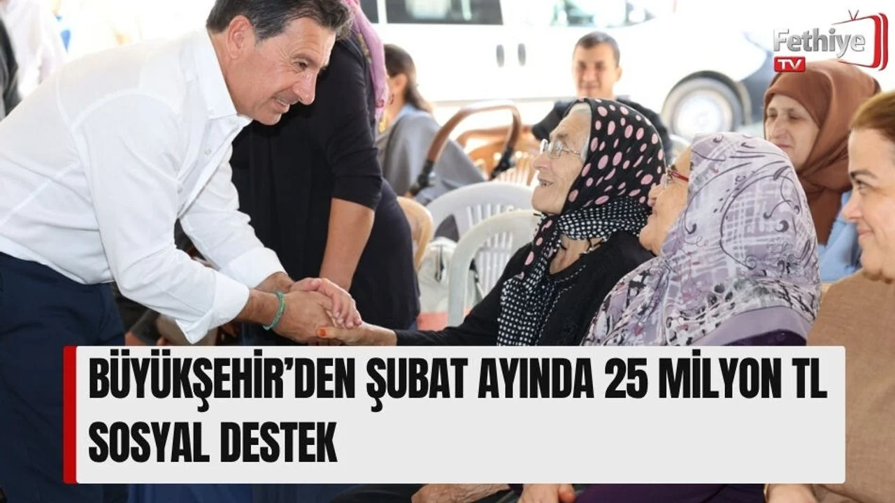 Büyükşehir’den Şubat Ayında 25 Milyon TL Sosyal Destek