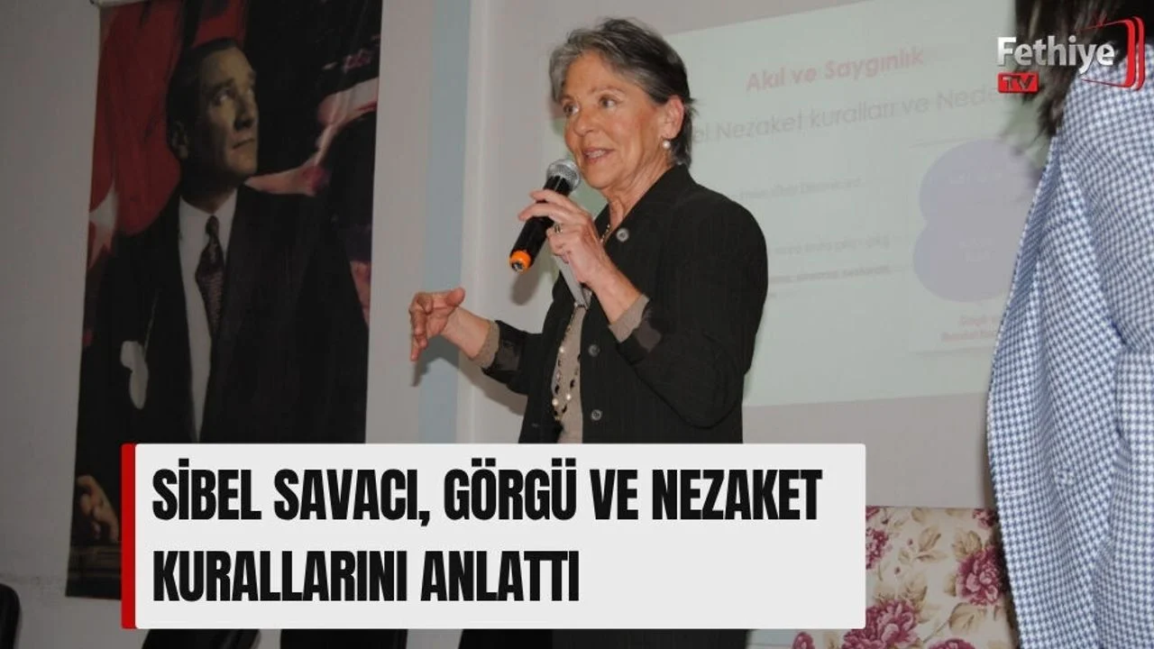 Sibel Savacı, Görgü Ve Nezaket Kurallarını Anlattı