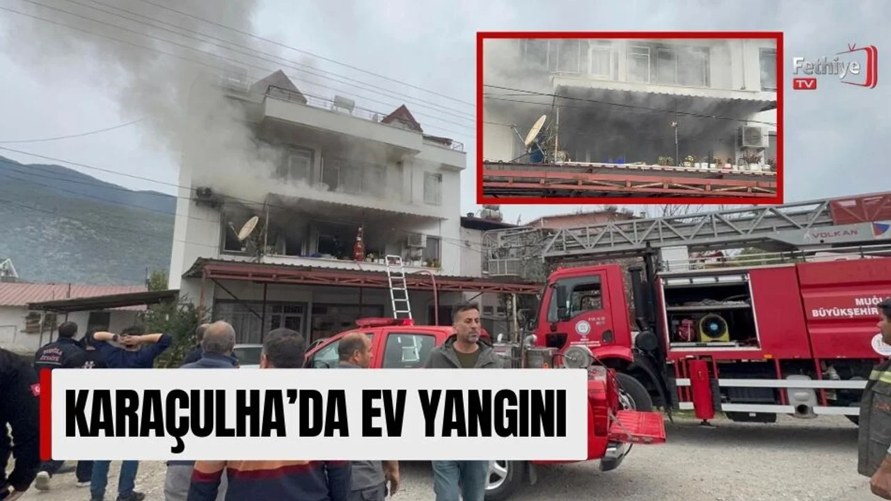 Karaçulha’da Ev Yangını