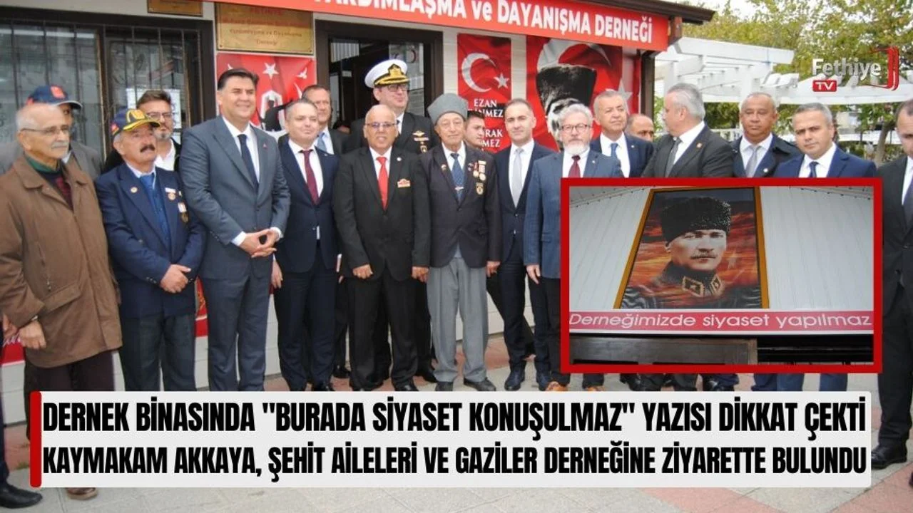 Dernek Binasında "Burada Siyaset Konuşulmaz" Yazısı Dikkat Çekti