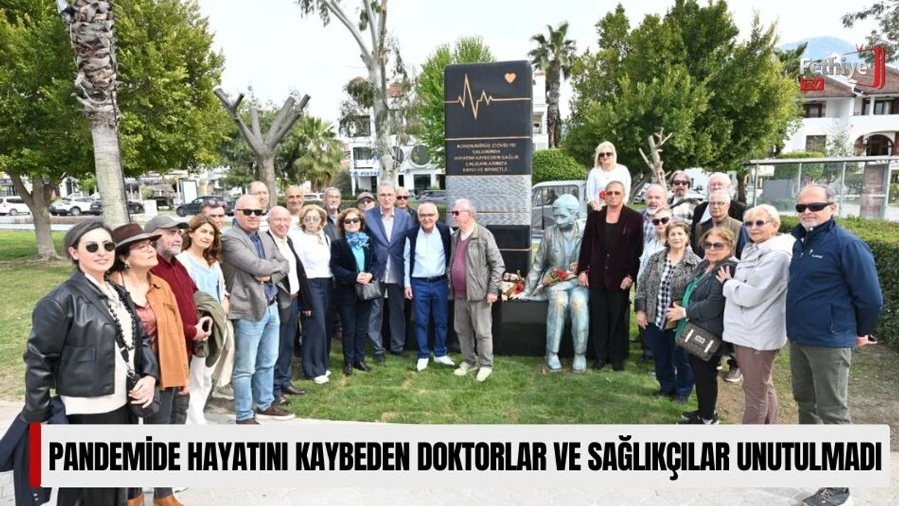 Pandemide Hayatını Kaybeden Doktorlar Ve Sağlıkçılar Unutulmadı