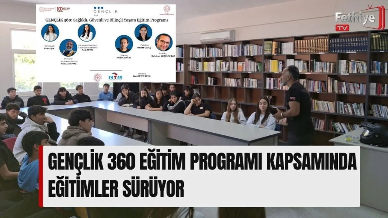 Gençlik 360 Eğitim Programı Kapsamında Eğitimler Sürüyor