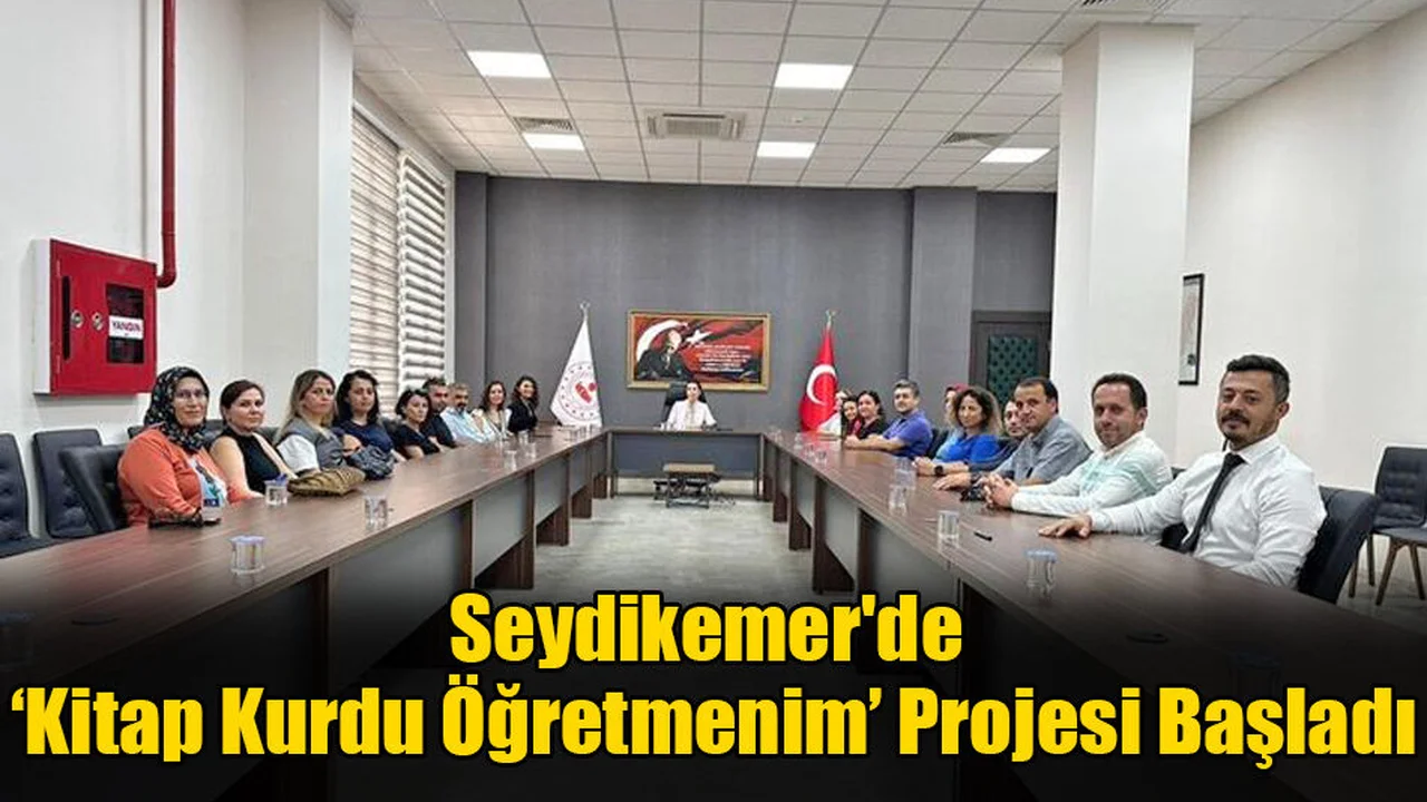 Seydikemer'de ‘Kitap Kurdu Öğretmenim’ Projesi Başladı