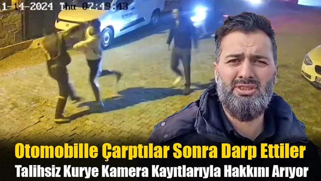 Otomobille Çarptılar Sonra Darp Ettiler