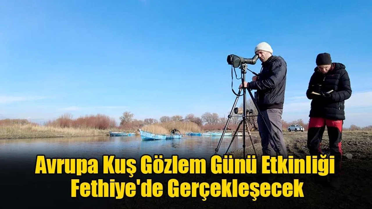 Avrupa Kuş Gözlem Günü Etkinliği Fethiye'de Gerçekleşecek