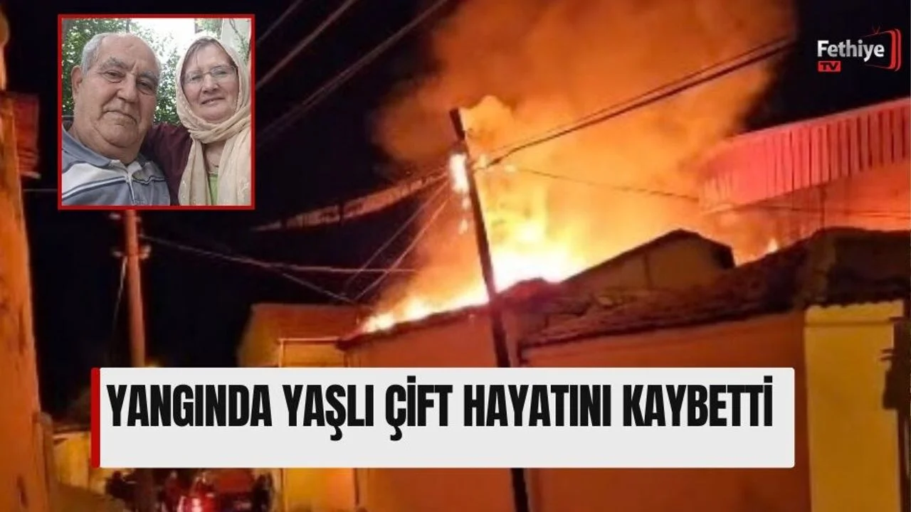 Yangında Yaşlı Çift Hayatını Kaybetti