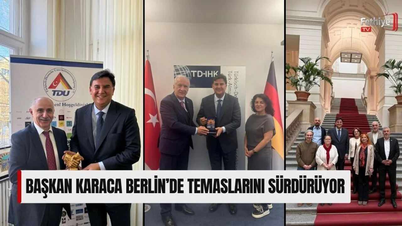 Başkan Karaca Berlin’de Temaslarını Sürdürüyor