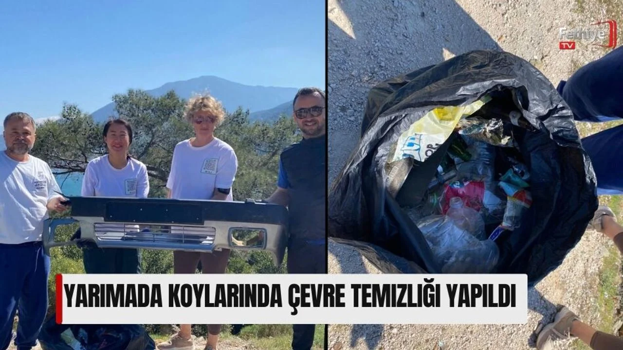 Yarımada Koylarında Çevre Temizliği Yapıldı