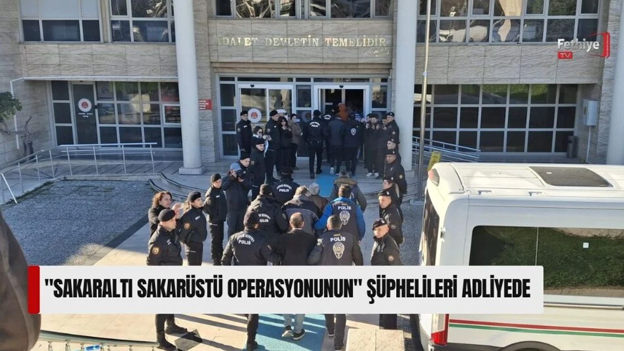 "Sakaraltı Sakarüstü Operasyonunun" Şüphelileri Adliyede