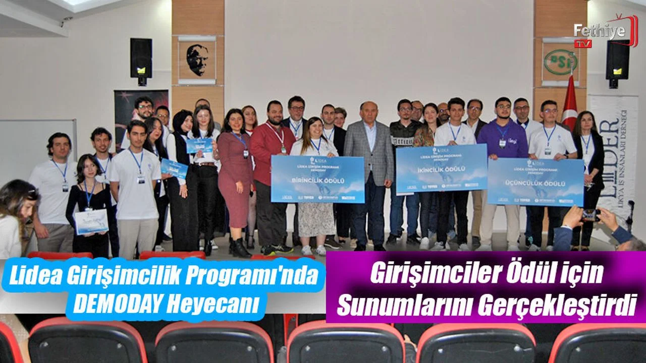 Lidea Girişimcilik Programı'nda DEMODAY Heyecanı