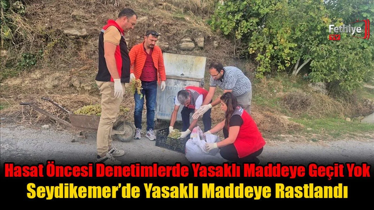 Hasat Öncesi Denetimlerde Yasaklı Maddeye Geçit Yok