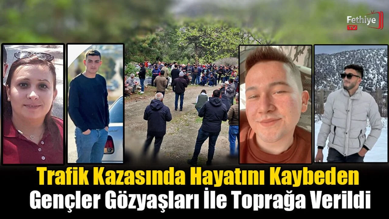 Trafik Kazasında Hayatını Kaybeden Gençler, Toprağa Verildi