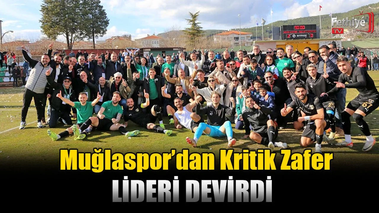 Muğlaspor’dan Kritik Zafer: Lideri Devirdi