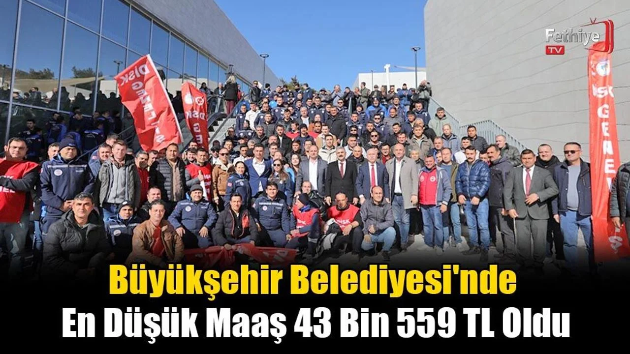 Büyükşehir’den İşçilerin Yüzlerini Güldüren Zam