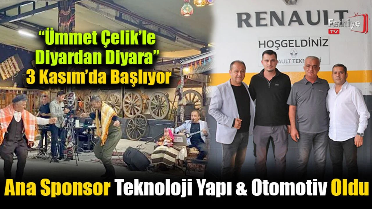 “Ümmet Çelik’le Diyardan Diyara” 3 Kasım’da Başlıyor