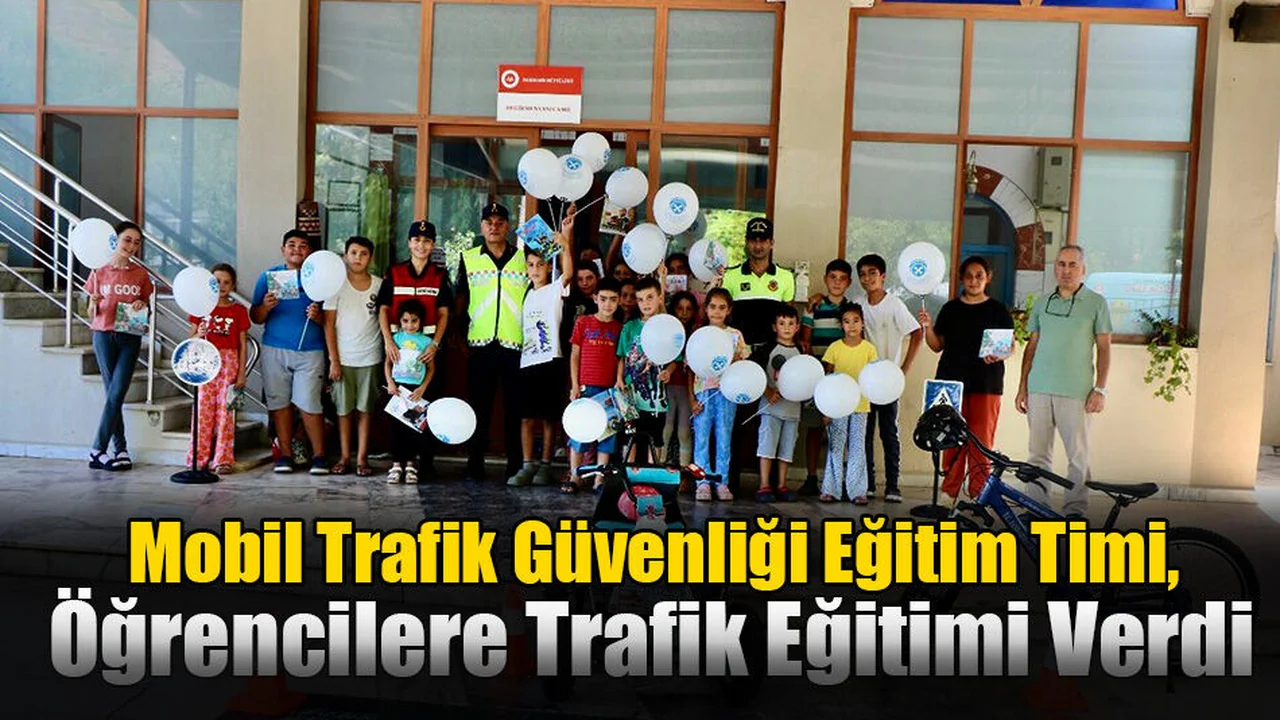 Mobil Trafik Güvenliği Eğitim Timi, Öğrencilere Trafik Eğitimi Verdi