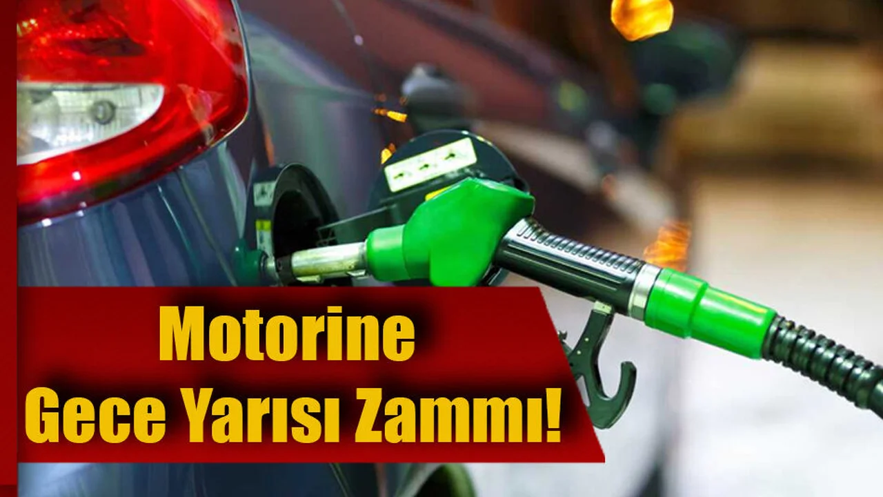 Motorine Gece Yarısı Zammı!