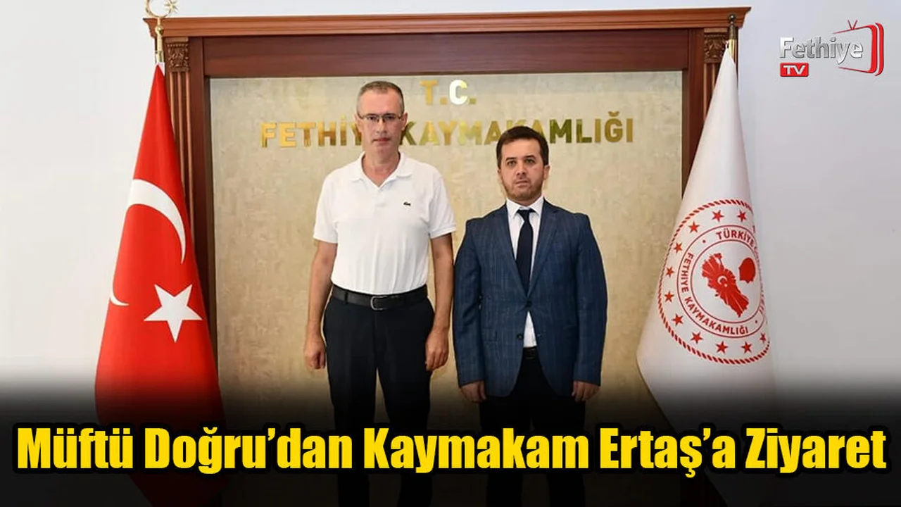 Müftü Doğru’dan Kaymakam Ertaş’a Ziyaret