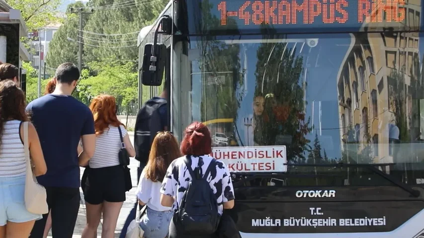 Muğla'nın Üniversite Öğrencilerine Ulaşım 1 TL oluyor