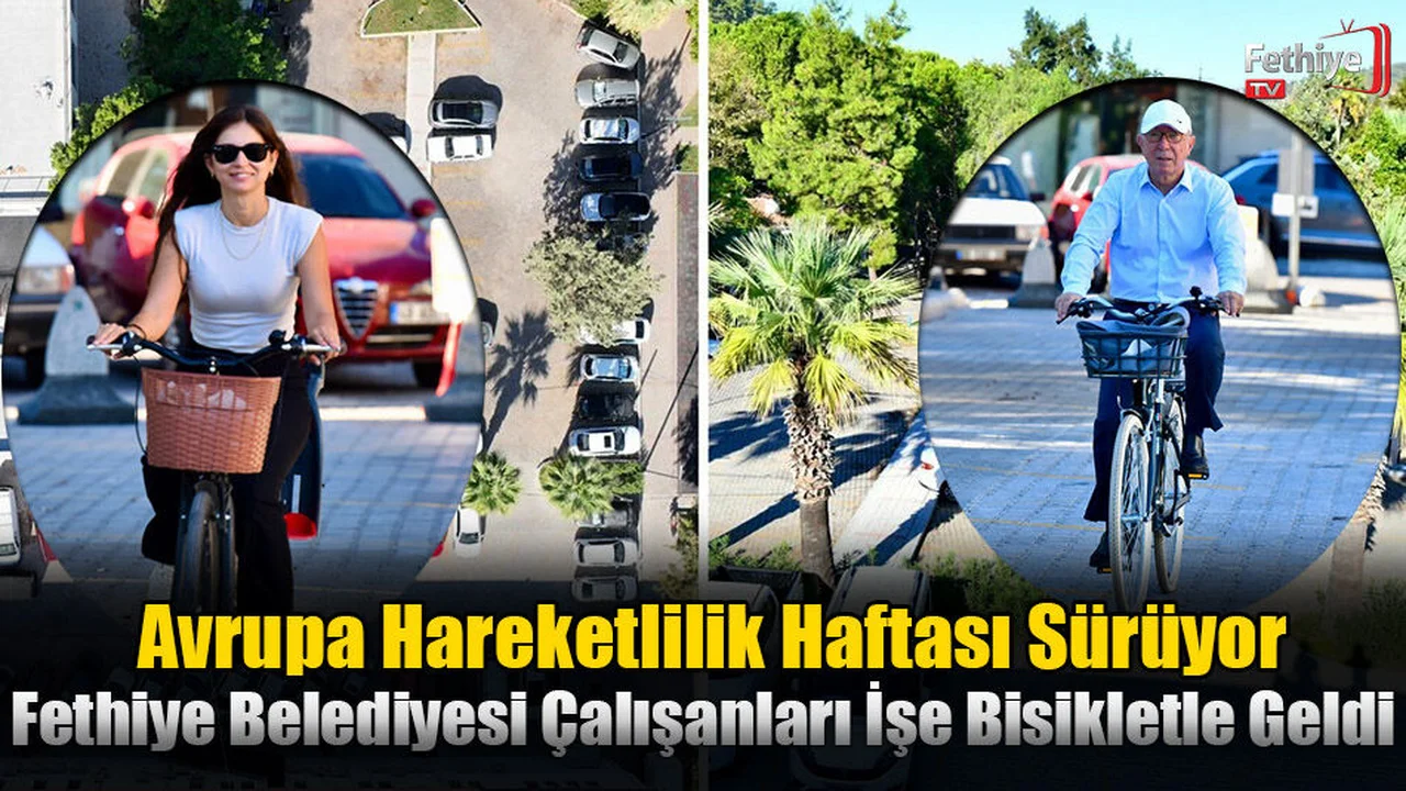 Belediye Personelleri İşe Bisikletle Geldiler