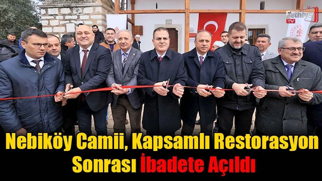 Nebiköy Camii, Kapsamlı Restorasyon Sonrası İbadete Açıldı
