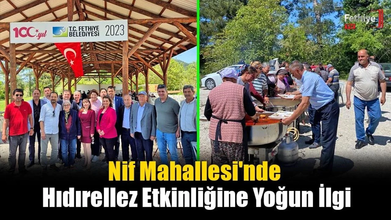 Nif Mahallesi'nde Hıdırellez Etkinliğine Yoğun İlgi