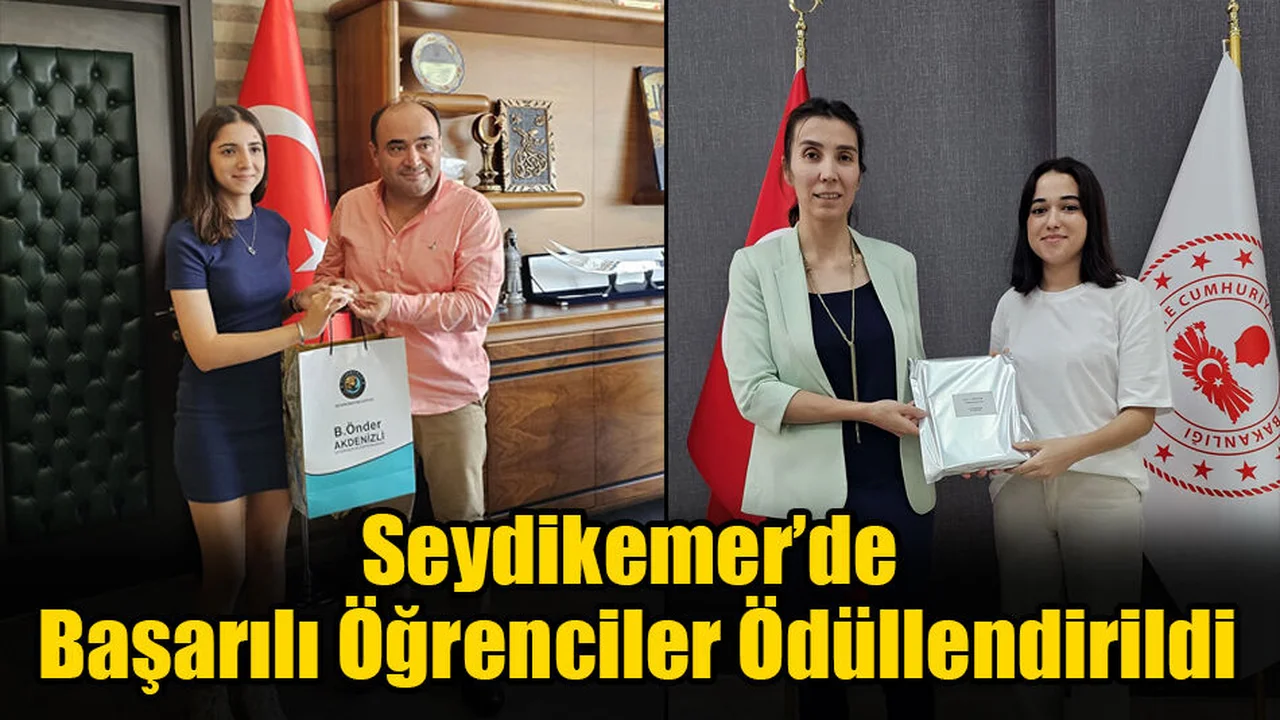 Seydikemer’de Başarılı Öğrenciler Ödüllendirildi