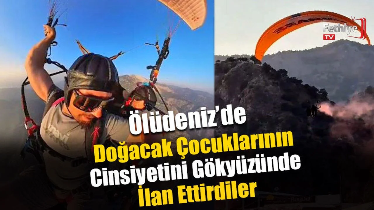 Doğacak Çocuklarının Cinsiyetini Gökyüzünde İlan Ettirdiler