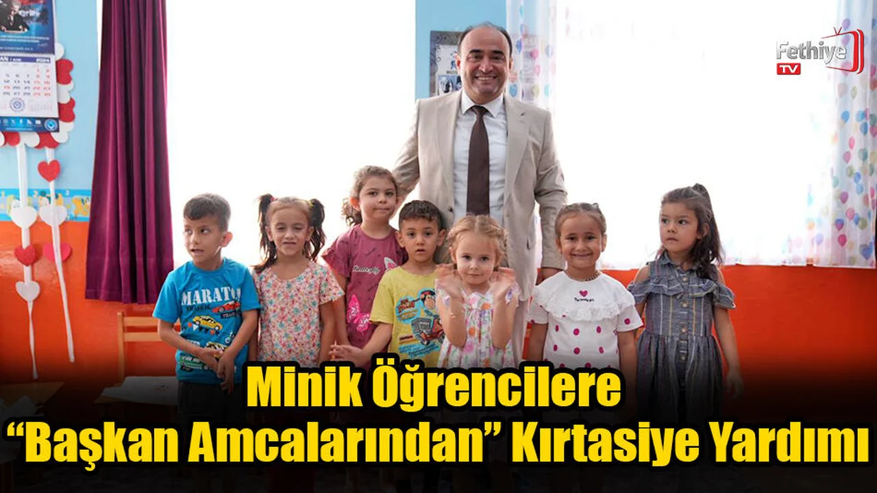 Başkan Akdenizli’den Kırtasiye Desteği