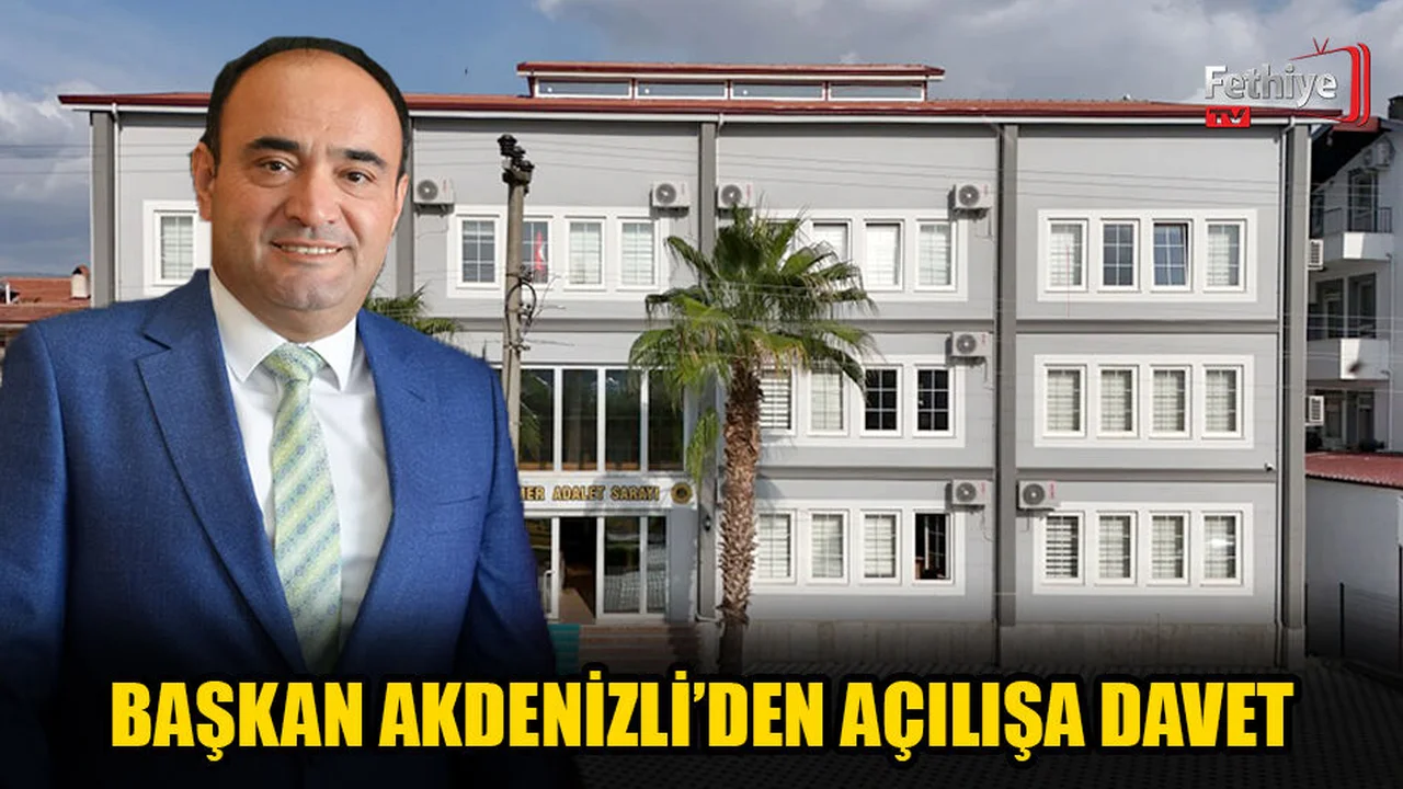 Başkan Akdenizli’den Açılışa Davet