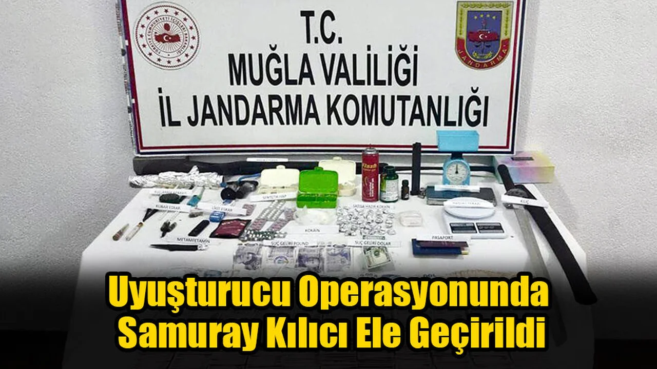 Uyuşturucu Operasyonunda Samuray Kılıcı Ele Geçirildi