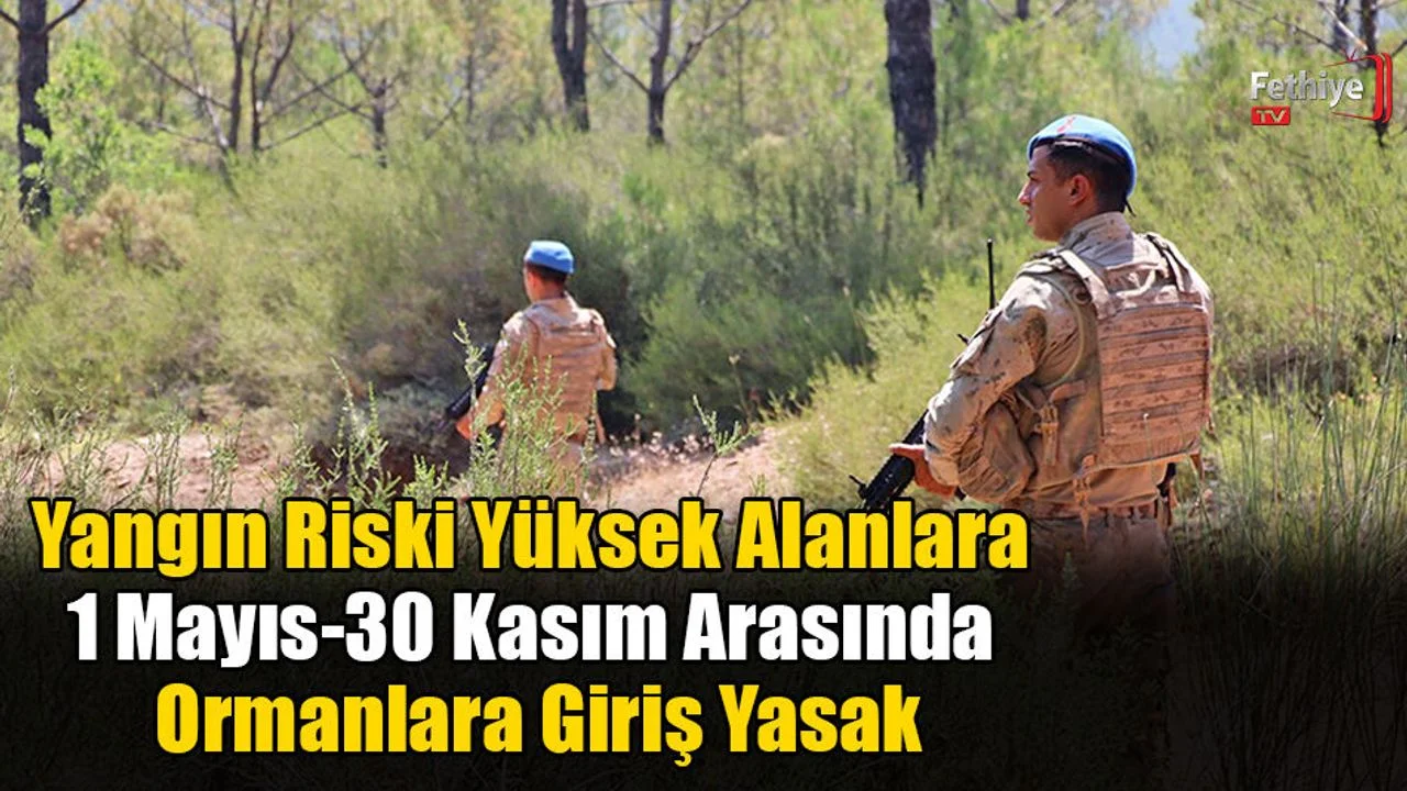 Yangın Riski Yüksek Alanlara 1 Mayıs-30 Kasım Arasında Ormanlara Giriş Yasak