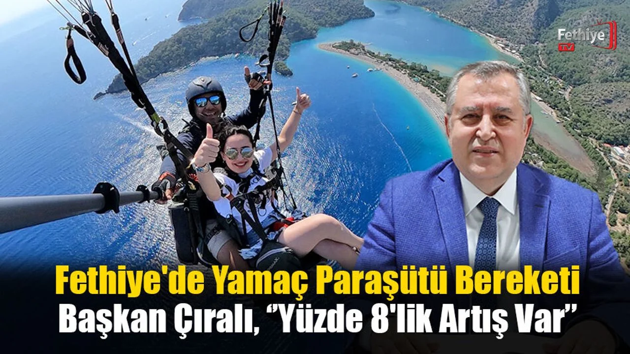 Fethiye'de Yamaç Paraşütü Bereketi