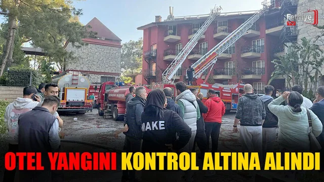 Otel Yangını Kontrol Altına Alındı