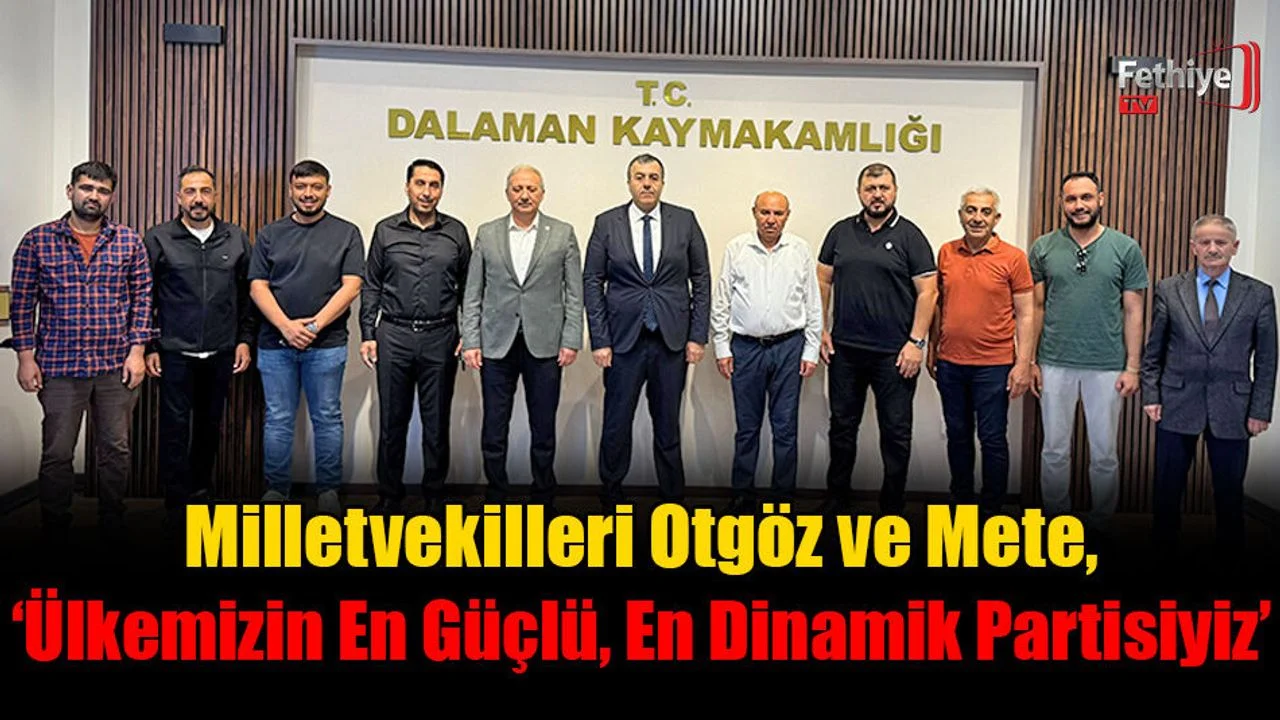 Milletvekilleri Otgöz Ve Mete; ''Biz Boş Tartışmaların Partisi Değiliz''