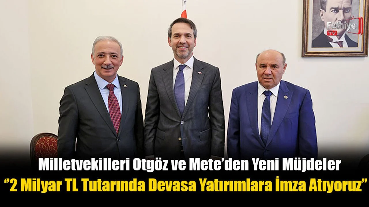 Milletvekilleri Otgöz Ve Mete'den Yeni Müjdeler