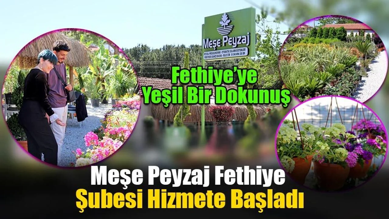Meşe Peyzaj Fethiye Şubesi Hizmete Başladı