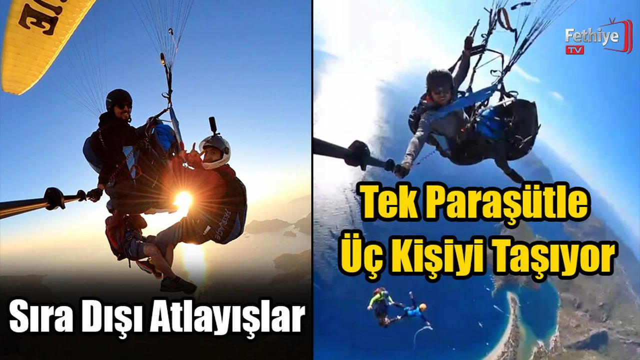 Paraşütlü Hava Taksi...Sıra Dışı Atlayışlar