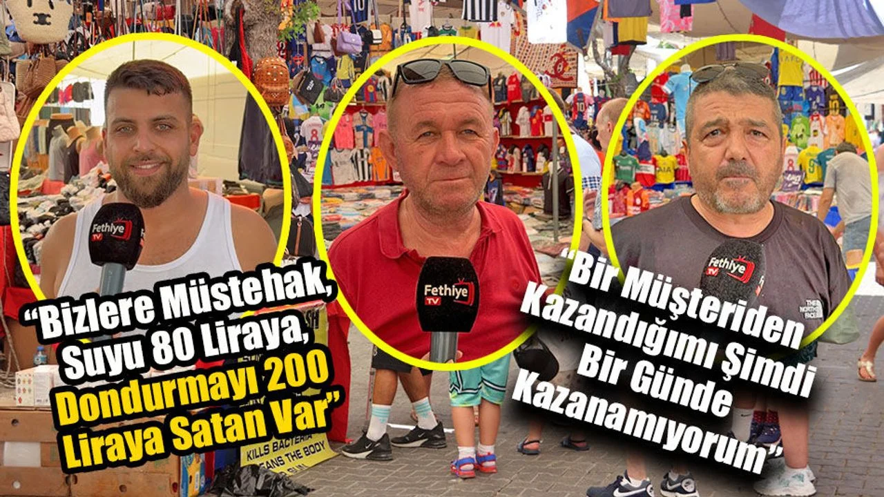Fethiye Salı Pazarı’nda Kalabalık Var, Satış Yok