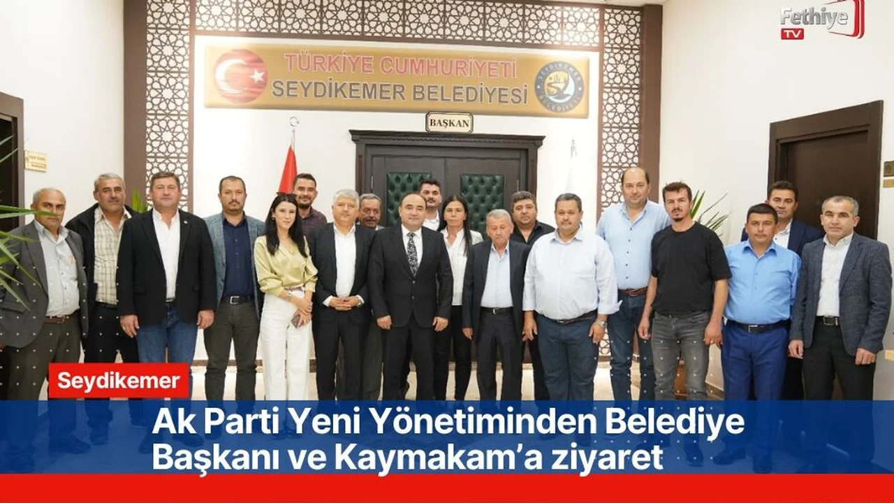 Ak Parti Seydikemer İlçe Yönetimi Ziyaretlerde Bulundu