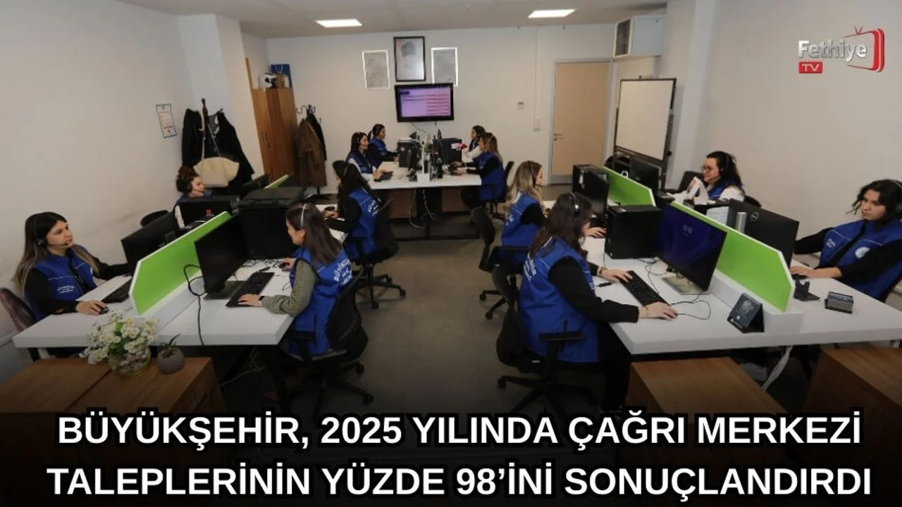 Büyükşehir, 2025 Yılında Çağrı Merkezi Taleplerinin Yüzde 98’ini Sonuçlandırdı