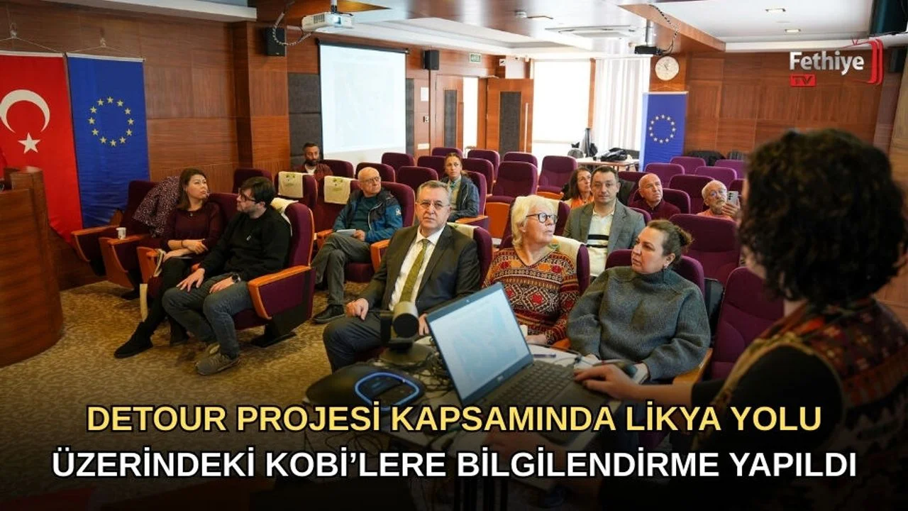DETOUR Projesi Kapsamında Likya Yolu Üzerindeki KOBİ’lere Bilgilendirme Yapıldı