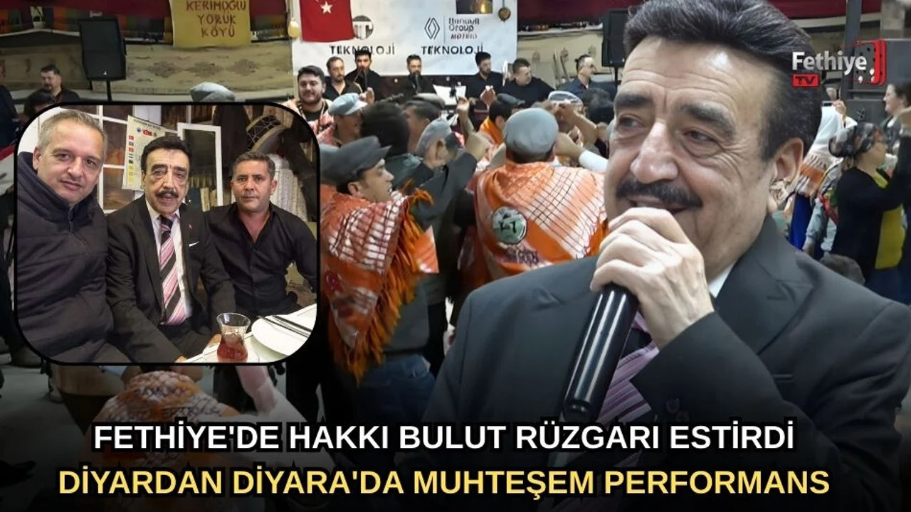 Fethiye'de Hakkı Bulut Rüzgarı Esti: Diyardan Diyara'da Muhteşem Performans