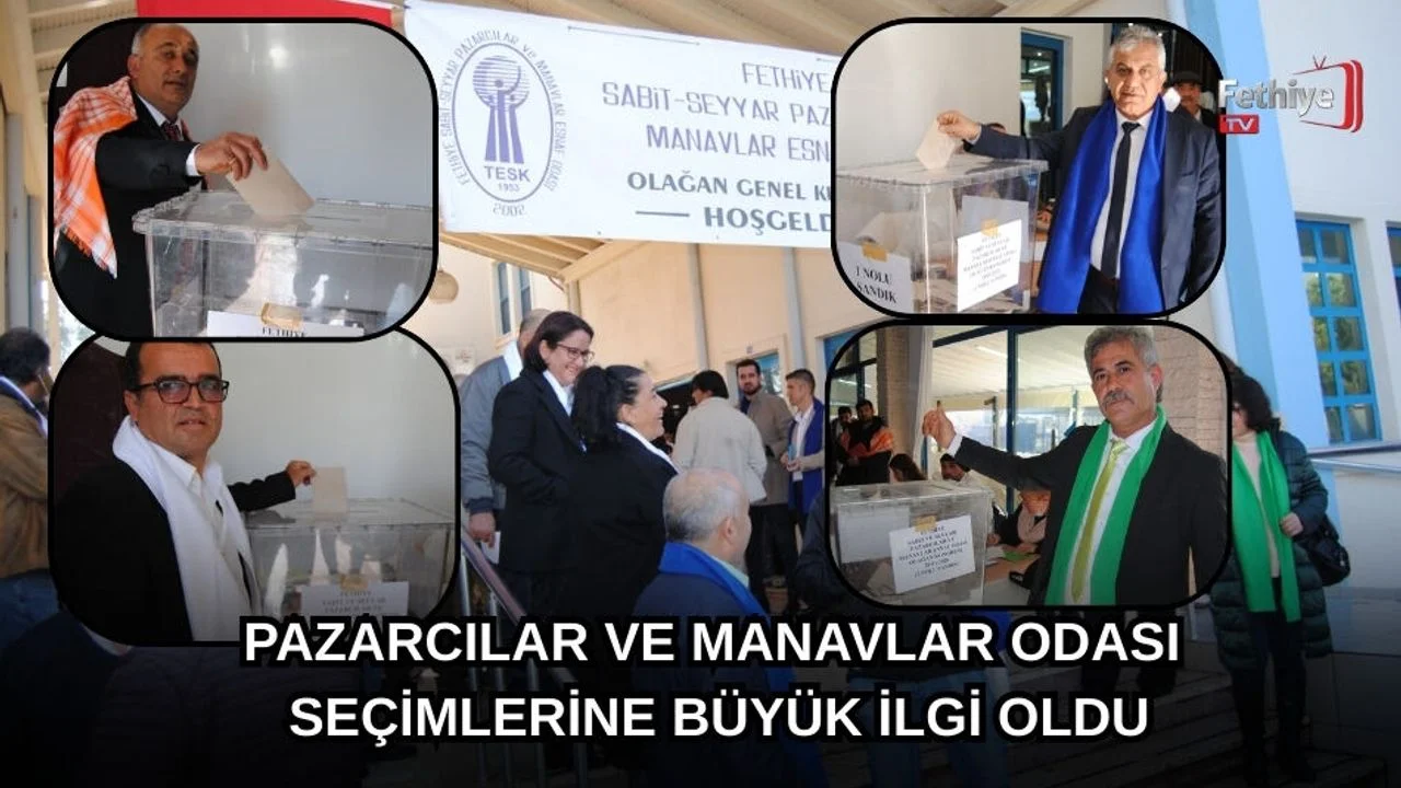 Fethiye'de Pazarcılar Ve Manavlar Odası Seçimlerine Büyük İlgi Oldu