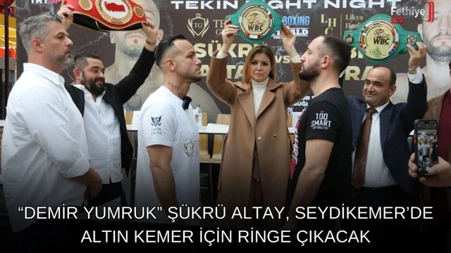 “Demir Yumruk” Şükrü Altay, Seydikemer’de Altın Kemer İçin Ringe Çıkacak