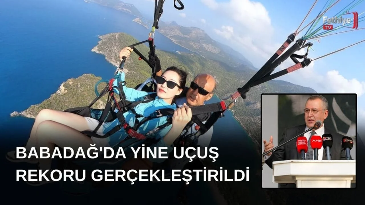 Babadağ'da Yine Uçuş Rekoru Gerçekleştirildi